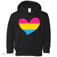 Pansexual Pan Pride Flag Heart LGBT Toddler Hoodie thumb 0
