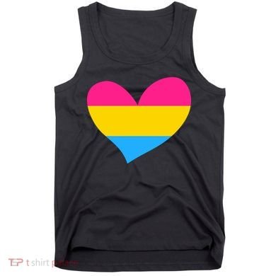 Pansexual Pan Pride Flag Heart LGBT Tank Top