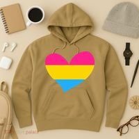 Pansexual Pan Pride Flag Heart LGBT Hoodie thumb 3