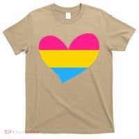 Pansexual Pan Pride Flag Heart LGBT T-Shirt thumb 0