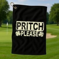 Pritch Please Golf Towel thumb 1