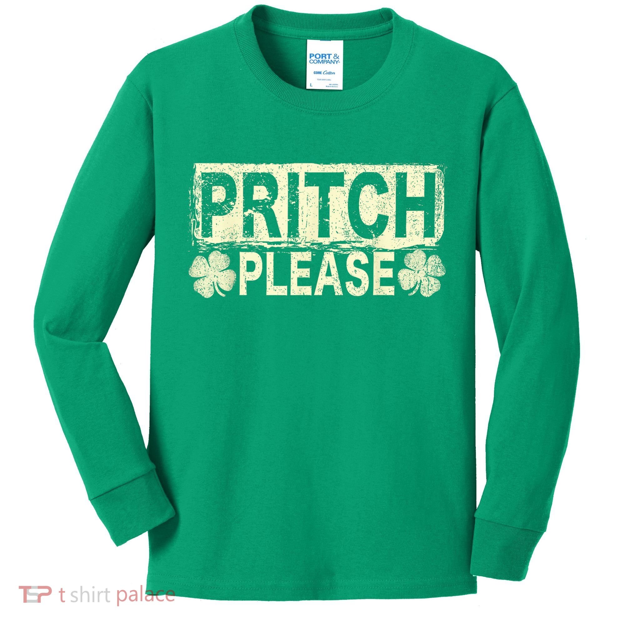 Pritch Please Kids Long Sleeve Shirt