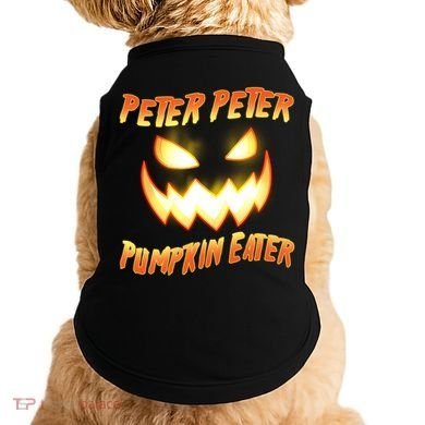 Peter Peter Pumpkin Eater Jack O Lantern Doggie Tank