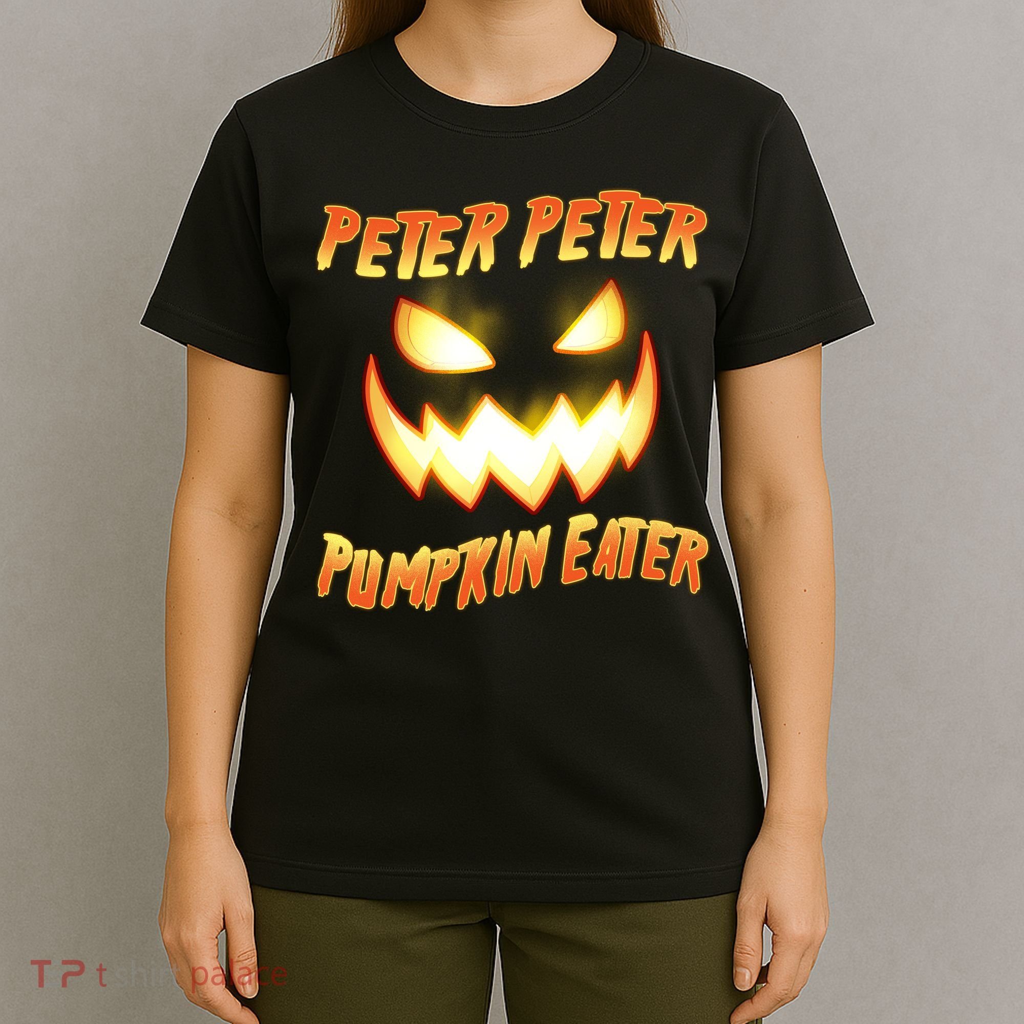 Peter Peter Pumpkin Eater Jack O Lantern T-Shirt