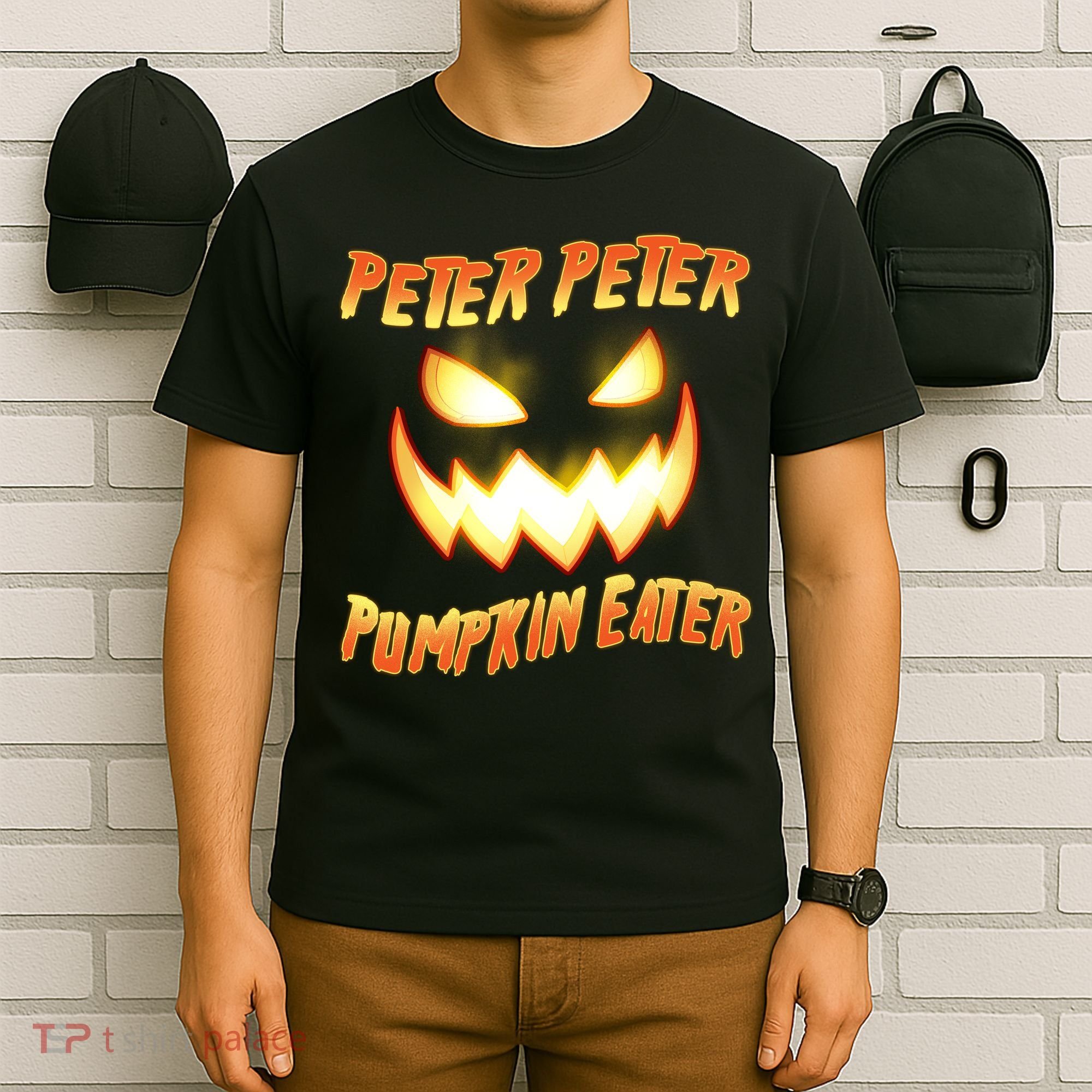 Peter Peter Pumpkin Eater Jack O Lantern T-Shirt