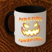 Peter Peter Pumpkin Eater Jack O Lantern Coffee Mug thumb 2