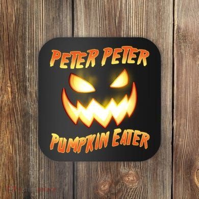 Peter Peter Pumpkin Eater Jack O Lantern Coaster