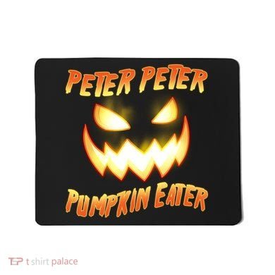 Peter Peter Pumpkin Eater Jack O Lantern Mousepad