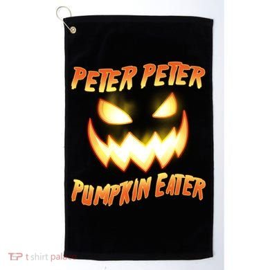 Peter Peter Pumpkin Eater Jack O Lantern Golf Towel
