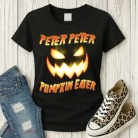 Peter Peter Pumpkin Eater Jack O Lantern Women's T-Shirt thumb 3