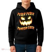 Peter Peter Pumpkin Eater Jack O Lantern Kids Hoodie thumb 4