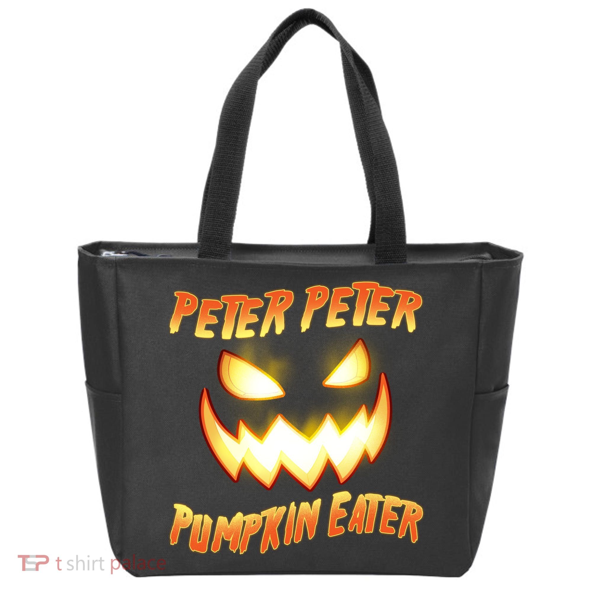Peter Peter Pumpkin Eater Jack O Lantern Tote Bag