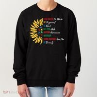 Puzzle Piece Quotes Inspirational Autism Awareness Gift Women's Sweatshirt thumb 0