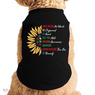 Puzzle Piece Quotes Inspirational Autism Awareness Gift Doggie Tank