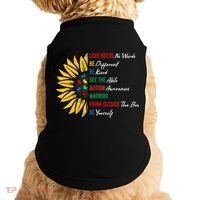 Puzzle Piece Quotes Inspirational Autism Awareness Gift Doggie Tank thumb 0