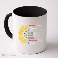 Puzzle Piece Quotes Inspirational Autism Awareness Gift Coffee Mug thumb 0