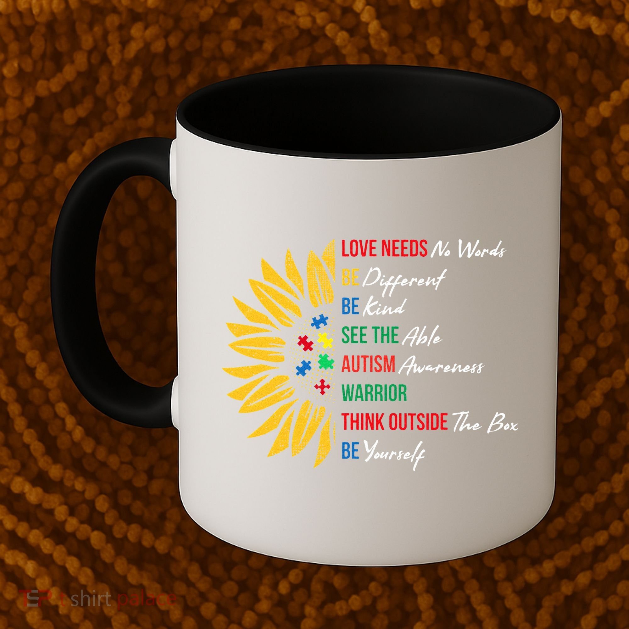 Puzzle Piece Quotes Inspirational Autism Awareness Gift Coffee Mug