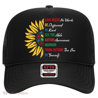 Puzzle Piece Quotes Inspirational Autism Awareness Gift Hat