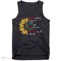 Puzzle Piece Quotes Inspirational Autism Awareness Gift Tank Top thumb 0