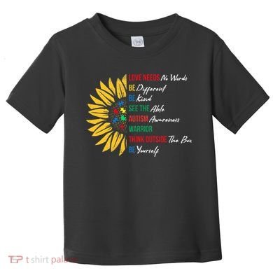 Puzzle Piece Quotes Inspirational Autism Awareness Gift Toddler T-Shirt