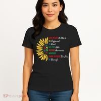 Puzzle Piece Quotes Inspirational Autism Awareness Gift Women's T-Shirt thumb 4