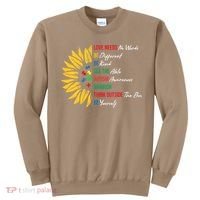 Puzzle Piece Quotes Inspirational Autism Awareness Gift Sweatshirt thumb 0