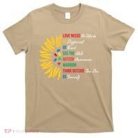 Puzzle Piece Quotes Inspirational Autism Awareness Gift T-Shirt thumb 0