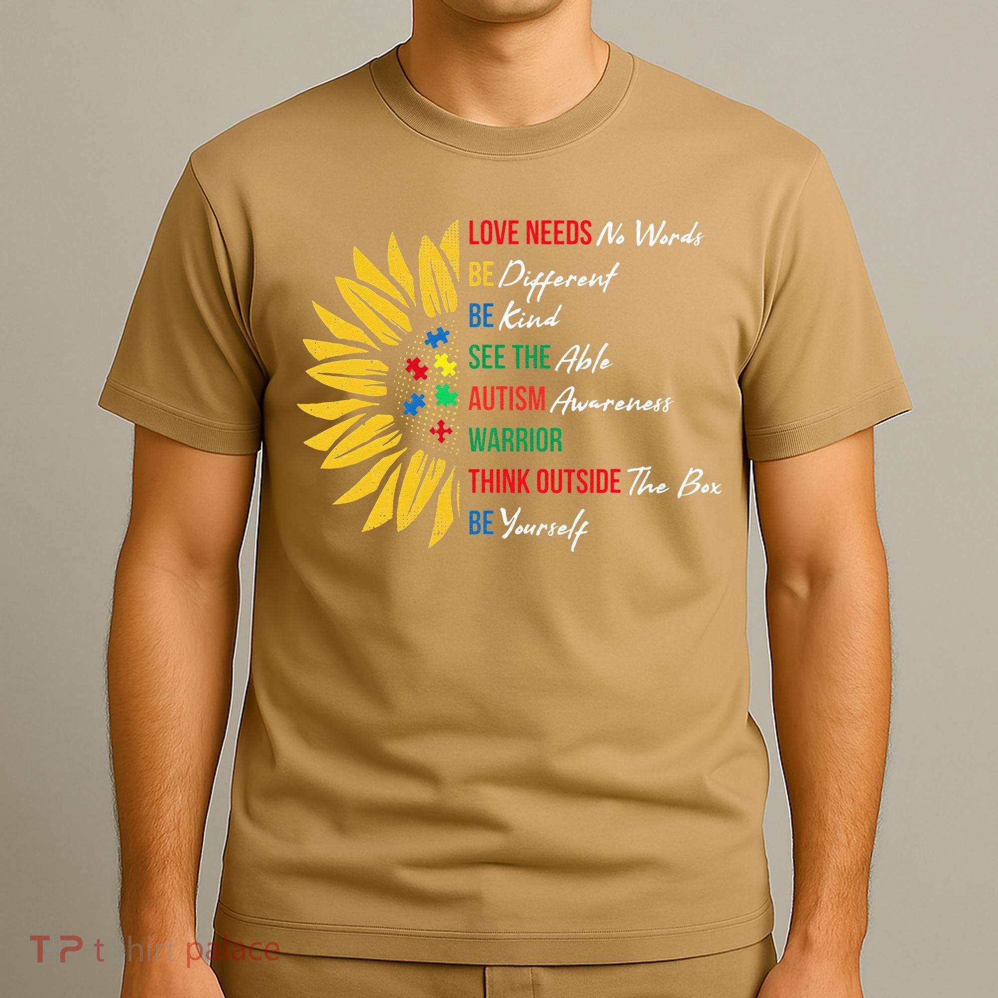 Puzzle Piece Quotes Inspirational Autism Awareness Gift T-Shirt