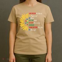 Puzzle Piece Quotes Inspirational Autism Awareness Gift T-Shirt thumb 4
