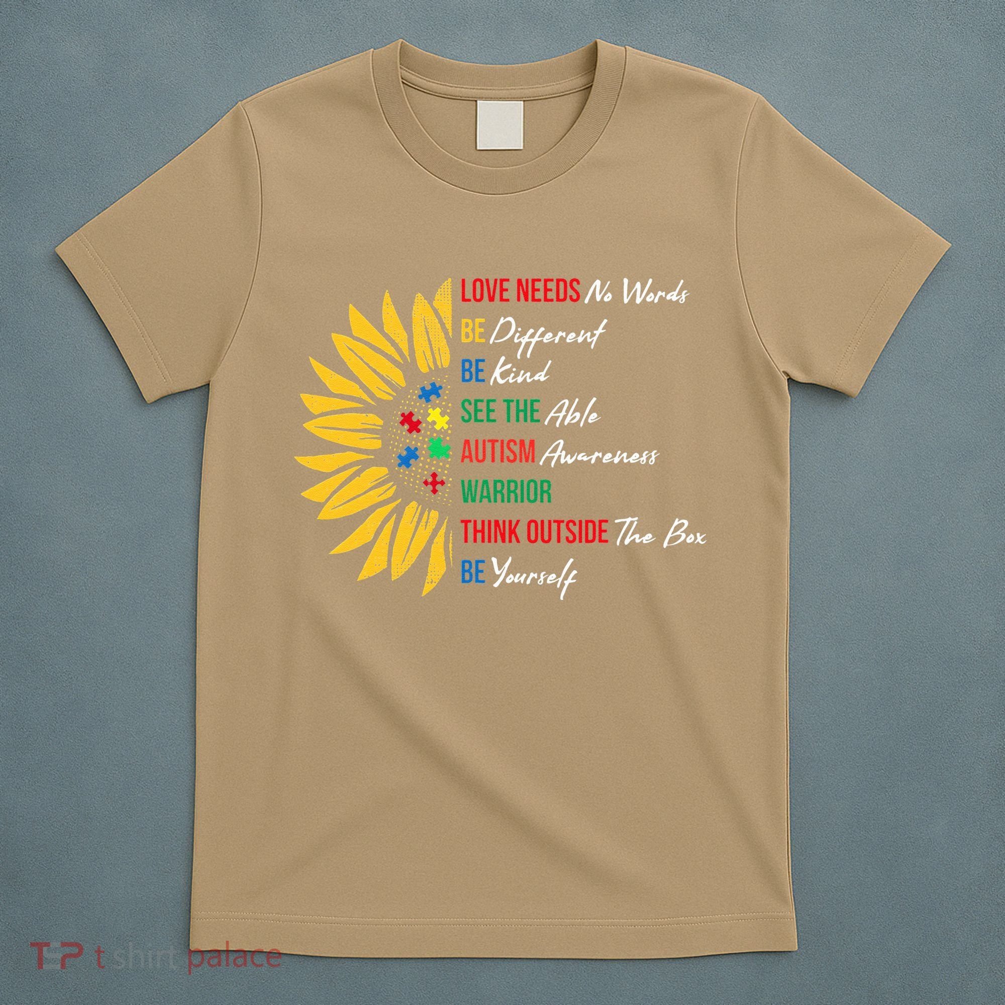 Puzzle Piece Quotes Inspirational Autism Awareness Gift T-Shirt