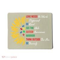Puzzle Piece Quotes Inspirational Autism Awareness Gift Mousepad thumb 0