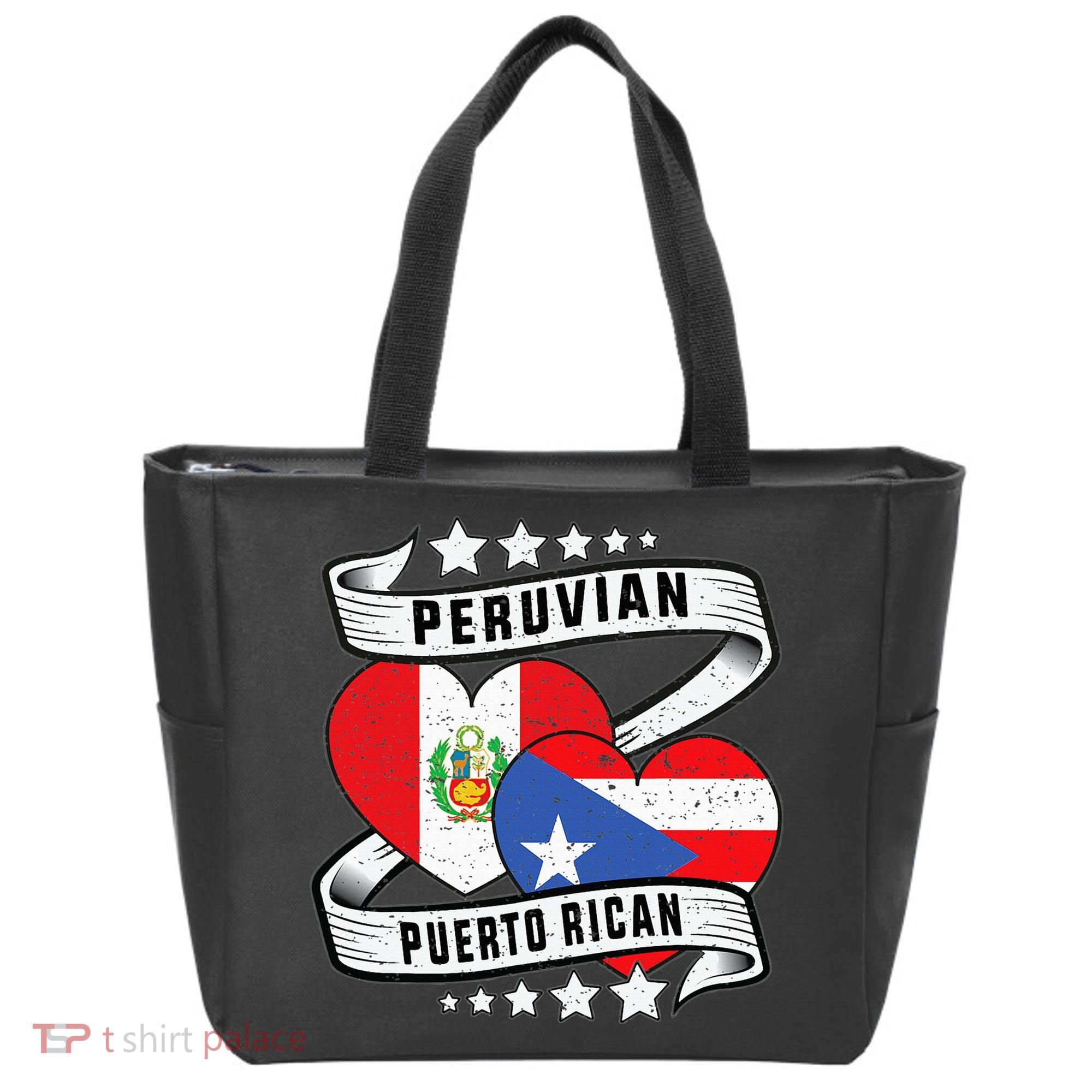 Peruvian Puerto rican Half Peruvian half Puerto rican Tote Bag