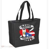 Peruvian Puerto rican Half Peruvian half Puerto rican Tote Bag thumb 2