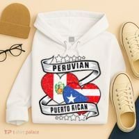Peruvian Puerto rican Half Peruvian half Puerto rican Hoodie thumb 4