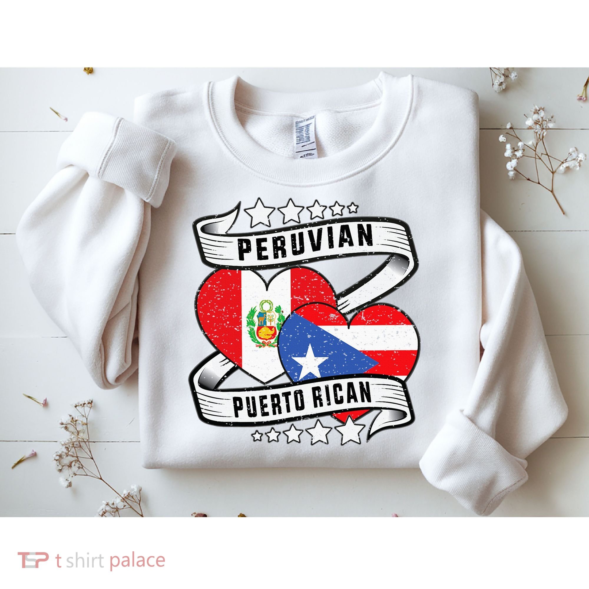 Peruvian Puerto rican Half Peruvian half Puerto rican Sweatshirt