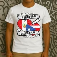 Peruvian Puerto rican Half Peruvian half Puerto rican T-Shirt thumb 3
