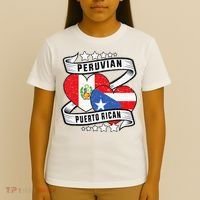 Peruvian Puerto rican Half Peruvian half Puerto rican T-Shirt thumb 4