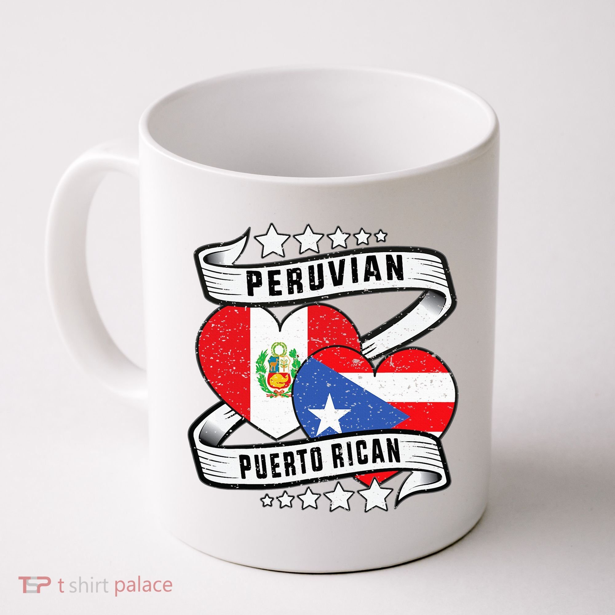 Peruvian Puerto rican Half Peruvian half Puerto rican Coffee Mug