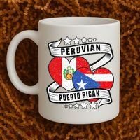 Peruvian Puerto rican Half Peruvian half Puerto rican Coffee Mug thumb 2