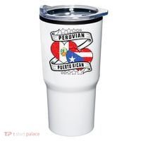 Peruvian Puerto rican Half Peruvian half Puerto rican Tumbler thumb 0