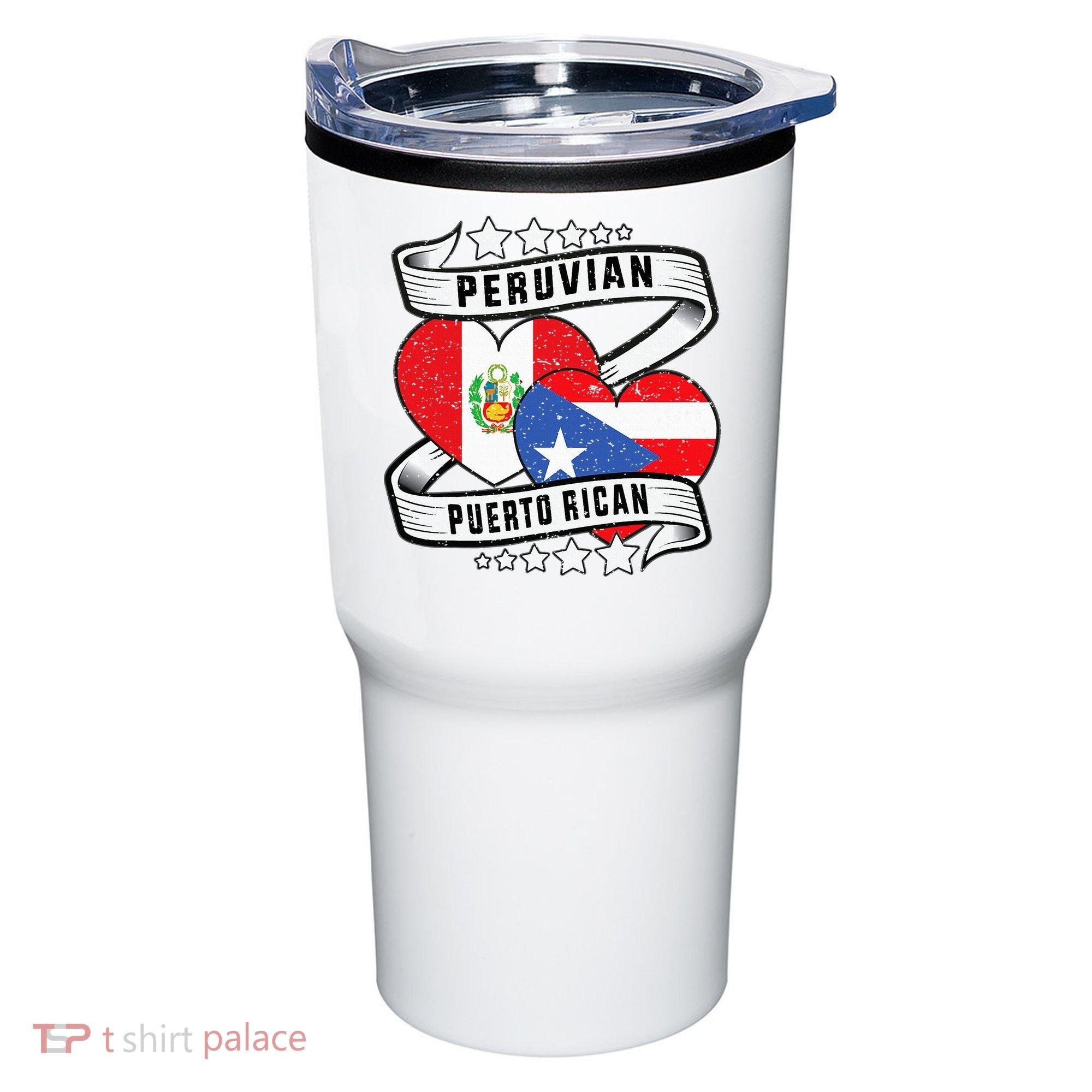 Peruvian Puerto rican Half Peruvian half Puerto rican Tumbler