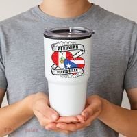 Peruvian Puerto rican Half Peruvian half Puerto rican Tumbler thumb 2