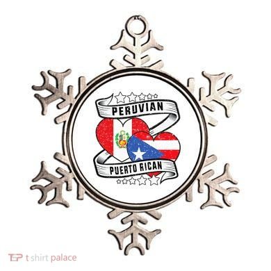 Peruvian Puerto rican Half Peruvian half Puerto rican Ornament