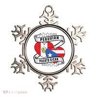 Peruvian Puerto rican Half Peruvian half Puerto rican Ornament thumb 0