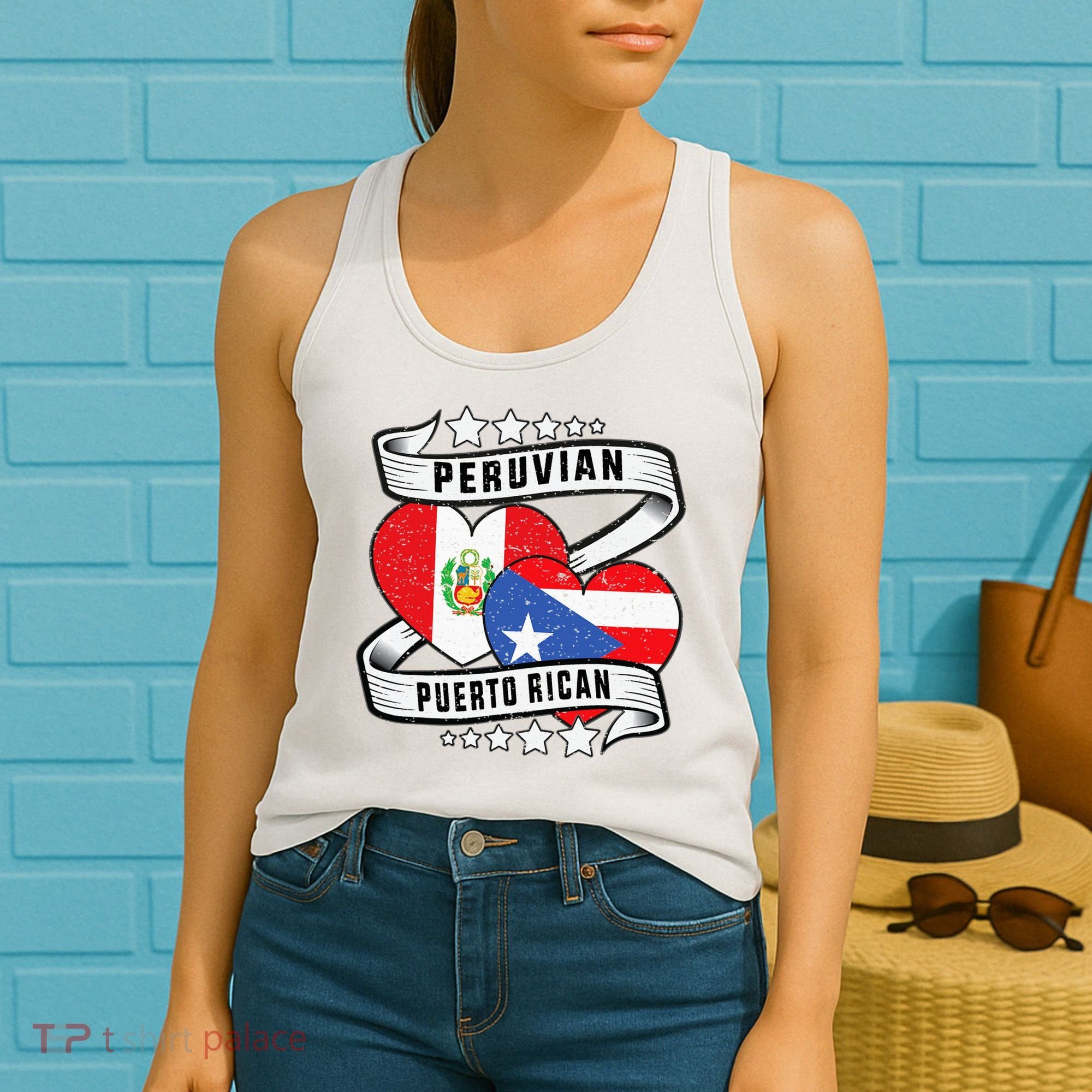 Peruvian Puerto rican Half Peruvian half Puerto rican Women's Tank Top