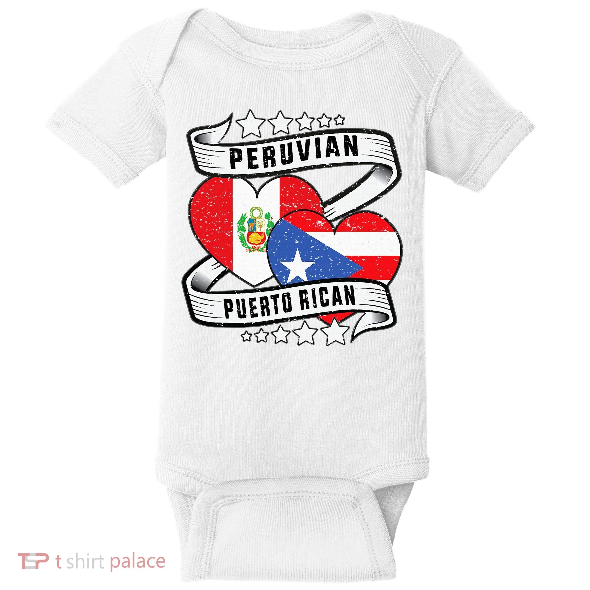 Peruvian Puerto rican Half Peruvian half Puerto rican Baby Bodysuit