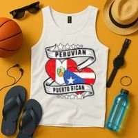 Peruvian Puerto rican Half Peruvian half Puerto rican Tank Top thumb 4