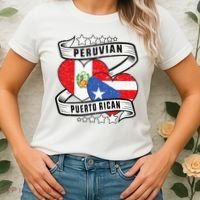 Peruvian Puerto rican Half Peruvian half Puerto rican Women's T-Shirt thumb 2