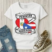 Peruvian Puerto rican Half Peruvian half Puerto rican Women's T-Shirt thumb 3