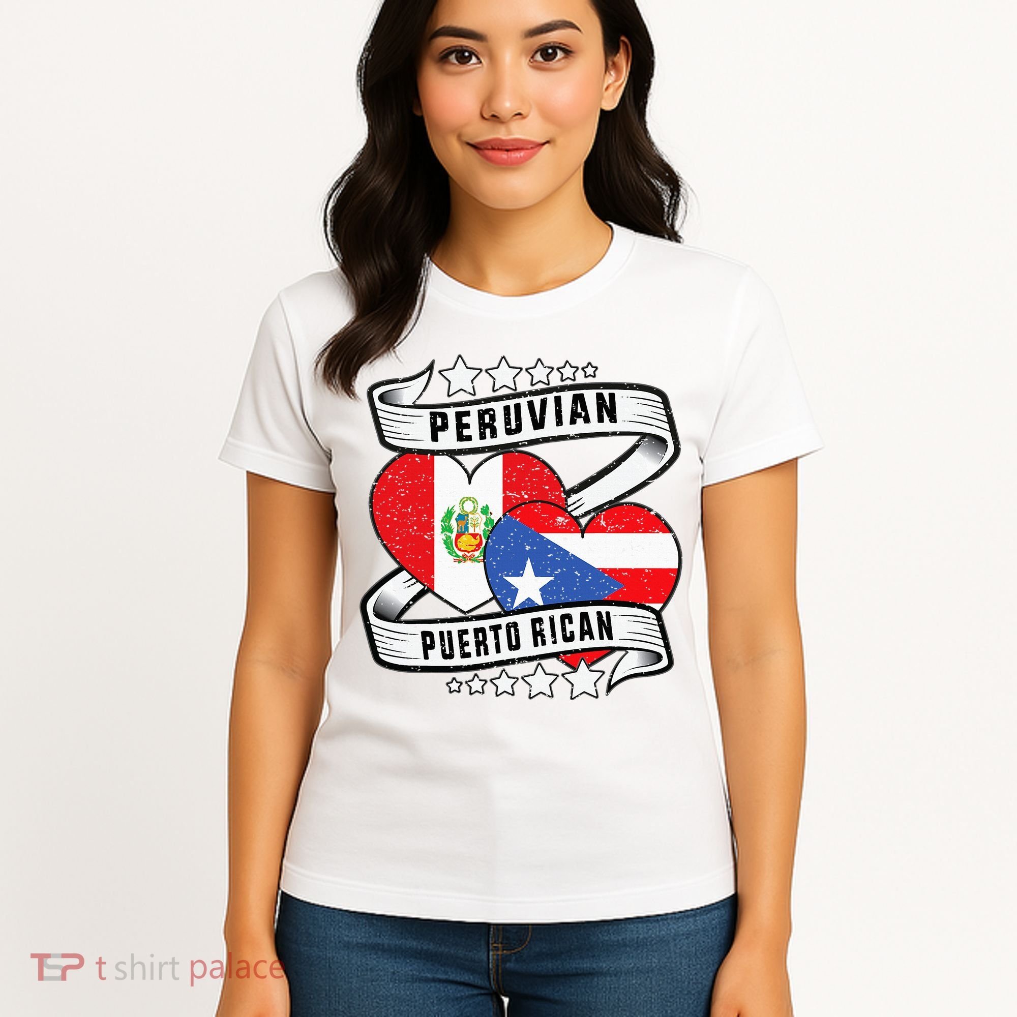 Peruvian Puerto rican Half Peruvian half Puerto rican Women's T-Shirt